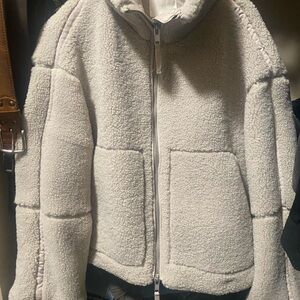 H&M Cream Teddy Jacket